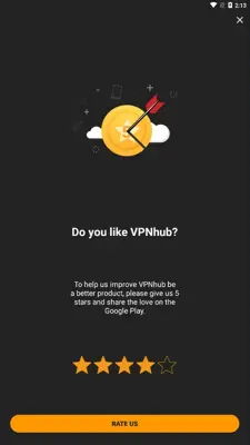 VPNhub android App screenshot 1